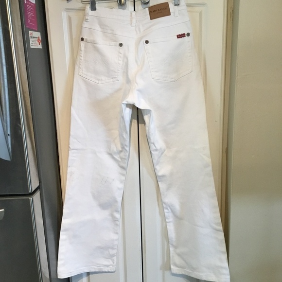 Marc Lauge White Jeans Size 26 Waist - Picture 3 of 5